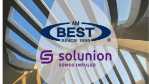 Logos de AM Best y Solunion